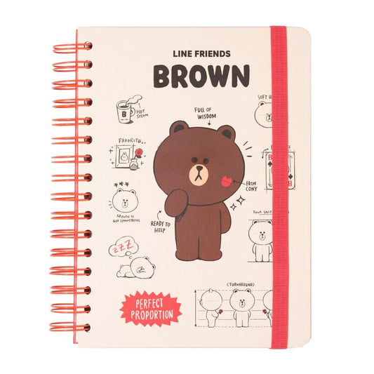 Cuaderno A5 Line Friends_0