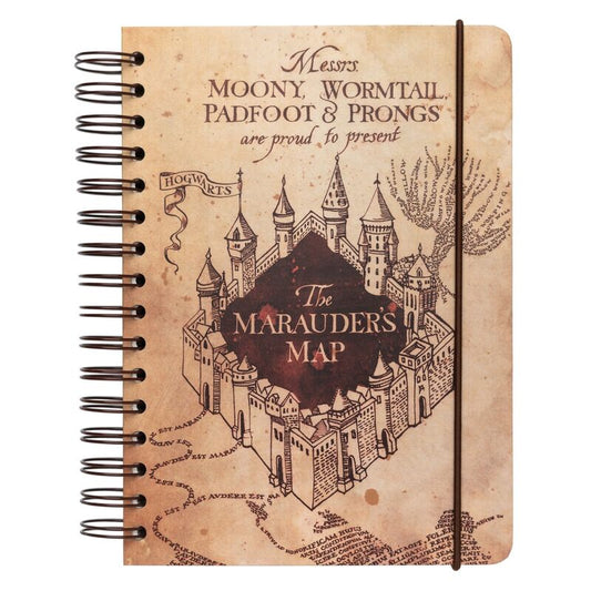 Cuaderno A5 Mapa del Merodeador Harry Potter_0