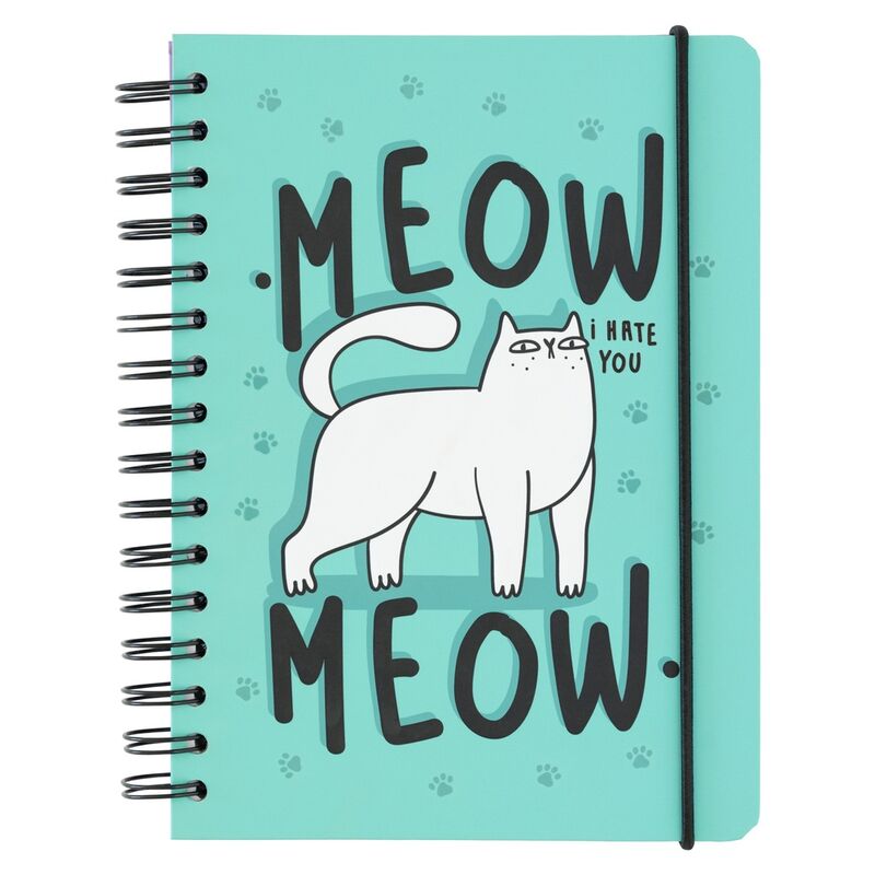 Cuaderno A5 Meow Meow_0