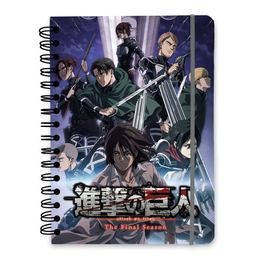 Cuaderno A5 Attack on Titan_0
