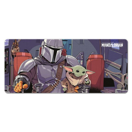 Alfombrilla gaming Mandalorian & Child Star Wars_0