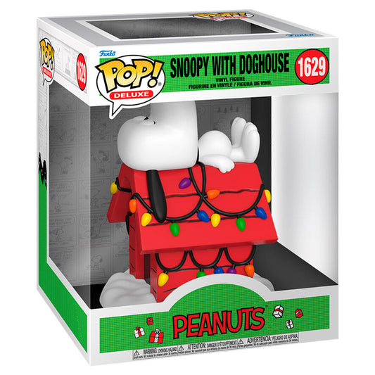 Figura POP Deluxe Peanuts Snoopy with Doghouse_0