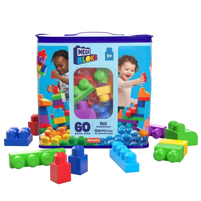 Bolsa Mega Bloks azul 60pzs_0