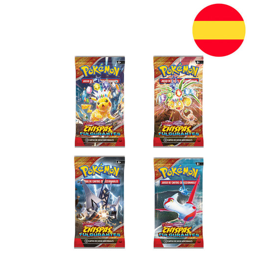 Sobre juego cartas coleccionables Chispas Fulgurantes Pokemon espaÃ±ol surtido_0