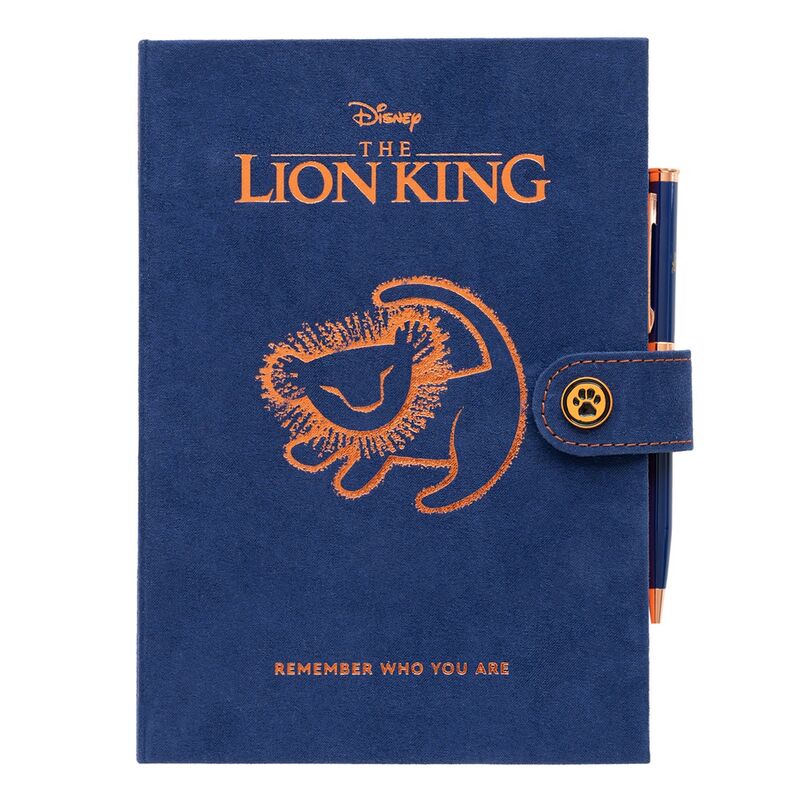 Cuaderno A5 premium + boligrafo El Rey Leon Disney_0
