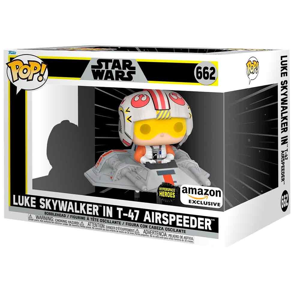 Figura POP Rides Star Wars Luke Skywalker in T-47 Airspeeder Exclusive_0
