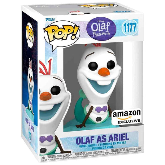Figura POP Disney Olaf Present - Olaf as Ariel Exclusive_0