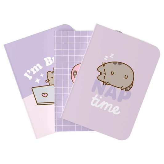 Set 3 cuadernos A6 Moments Pusheen_0