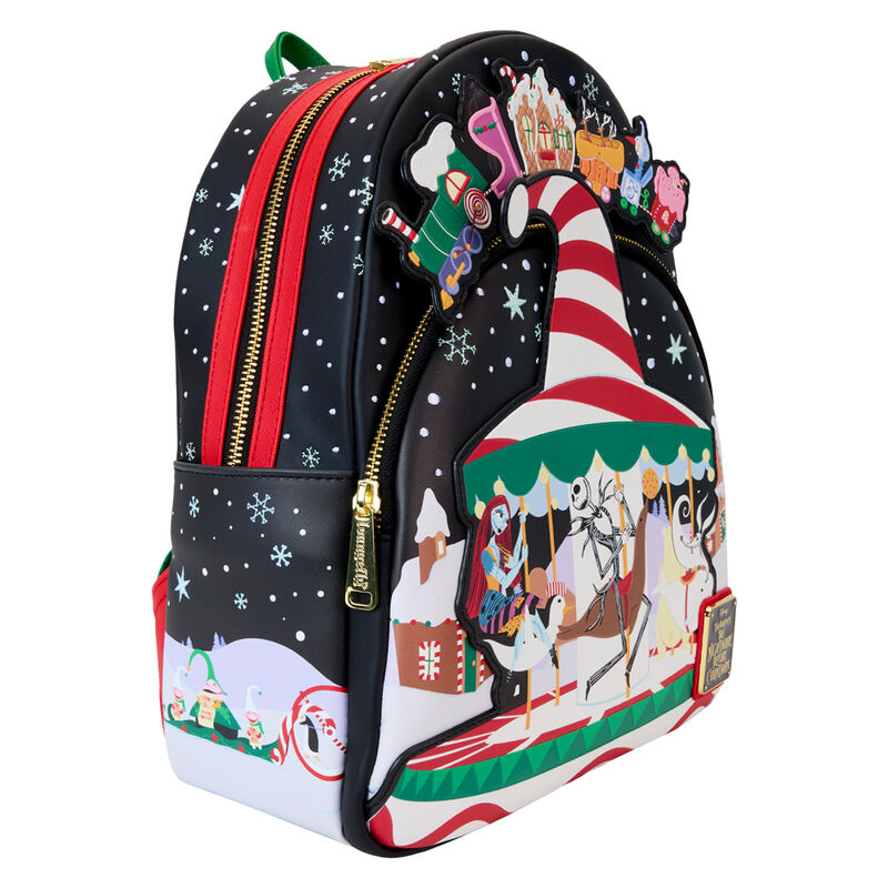 Mochila Journey to Christmas Town Pesadilla Antes de Navidad Disney Loungefly_0