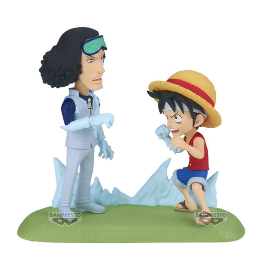 Figura Monkey D. Luffy vs Kuzan World Collectable Figure Log Stories One Piece 9cm_0