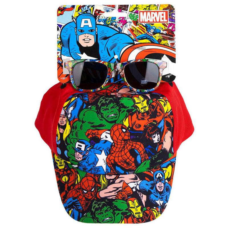 Set gorra + gafas sol Vengadores Avengers Marvel_0