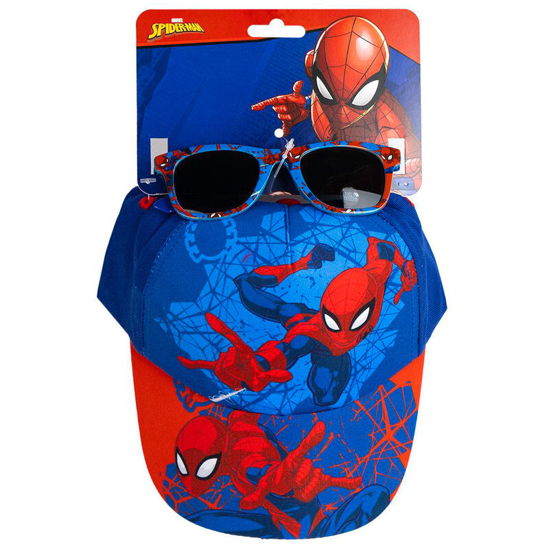 Set gorra + gafas sol Spiderman Marvel_0
