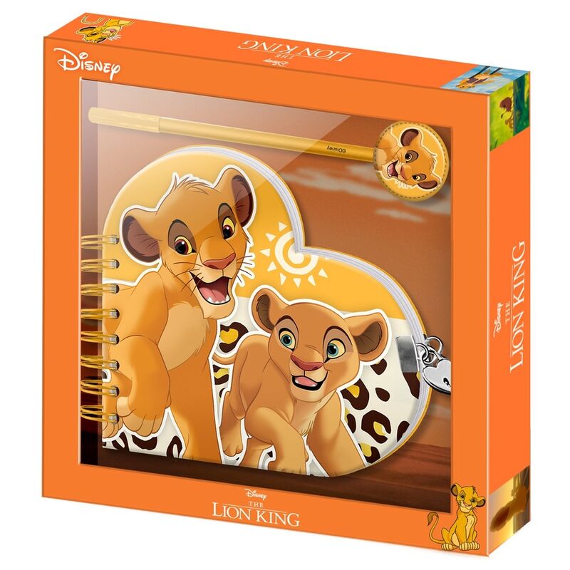 Set diario + boligrafo El Rey Leon Disney_0