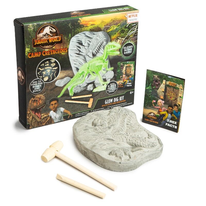 Kit Excavacion Brillante Camp Cretaceaous Jurassic World_0