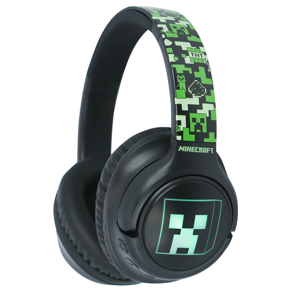 Auriculares inalambricos LED Minecraft_0