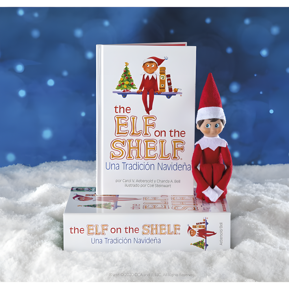 Set Cuento + MuÃ±eco Elfo The Elf On the Shelf espaÃ±ol_0