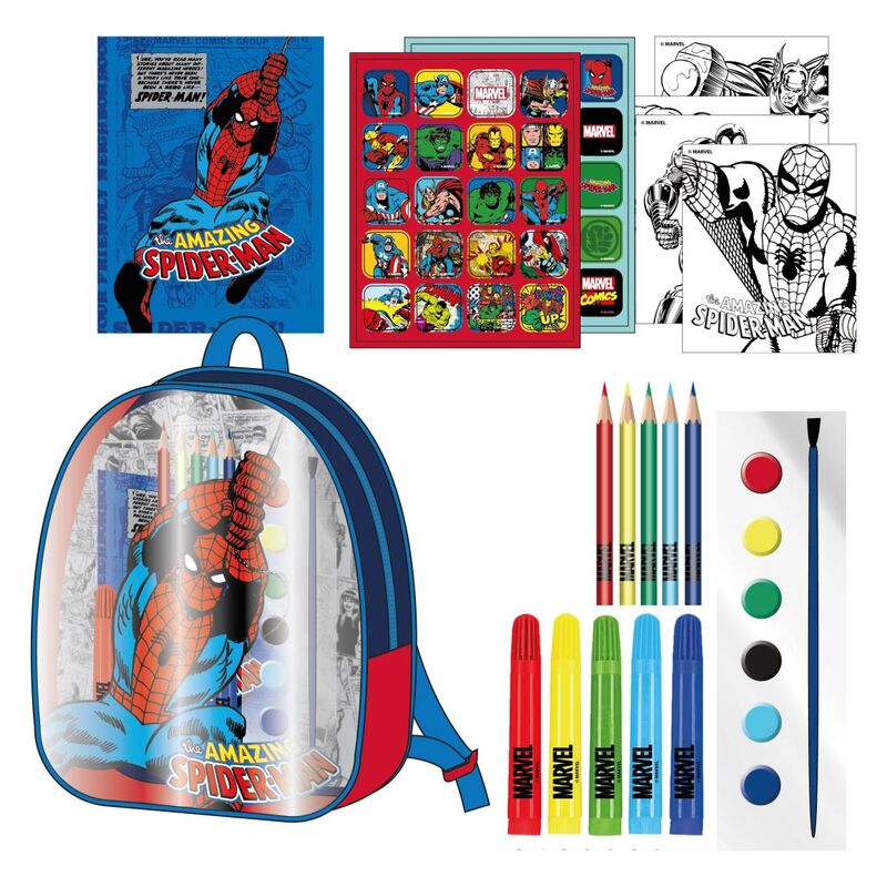 Set papeleria mochila Vengadores Avengers Marvel_0
