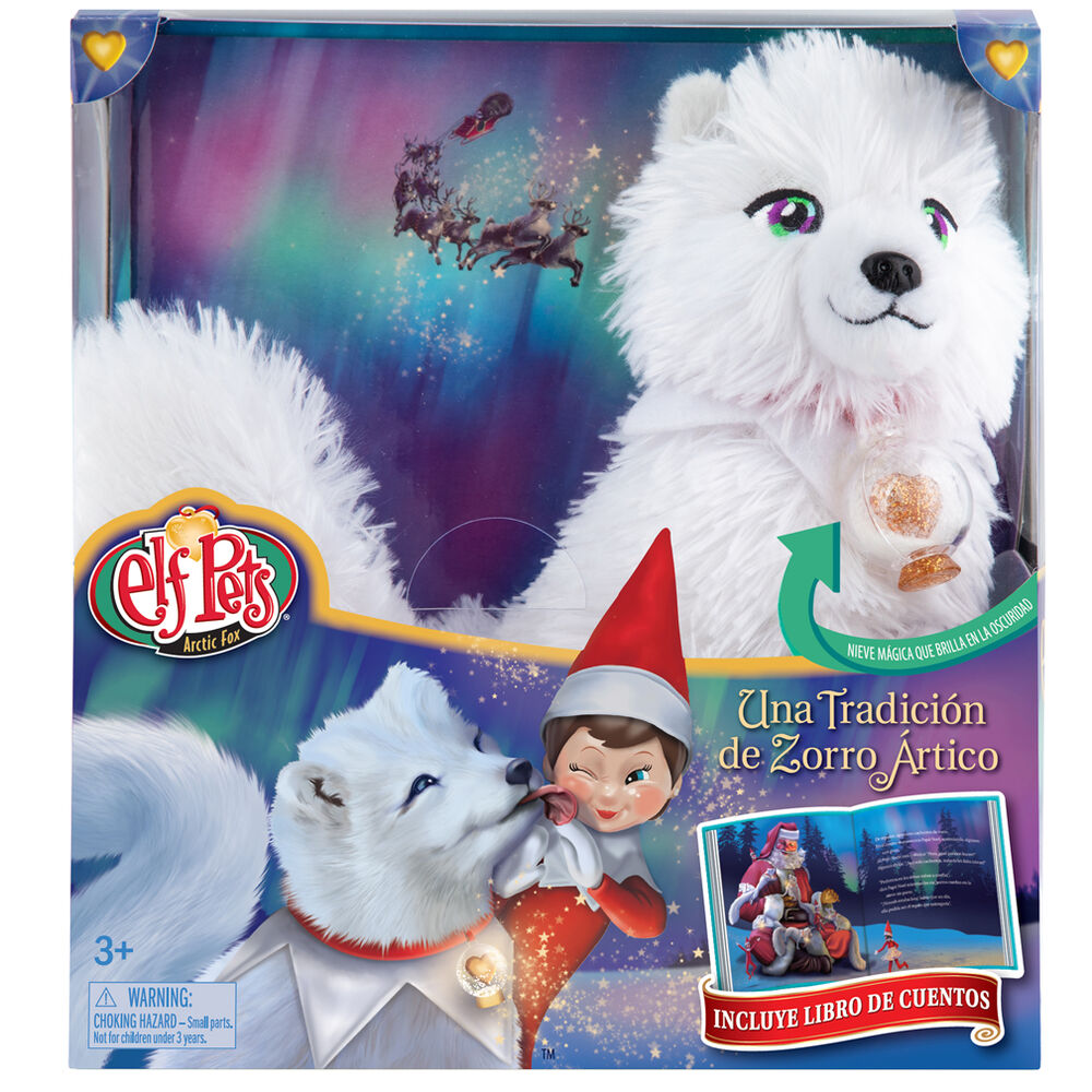 Set Cuento + Peluche Zorro Artico Elf Pets espaÃ±ol_0