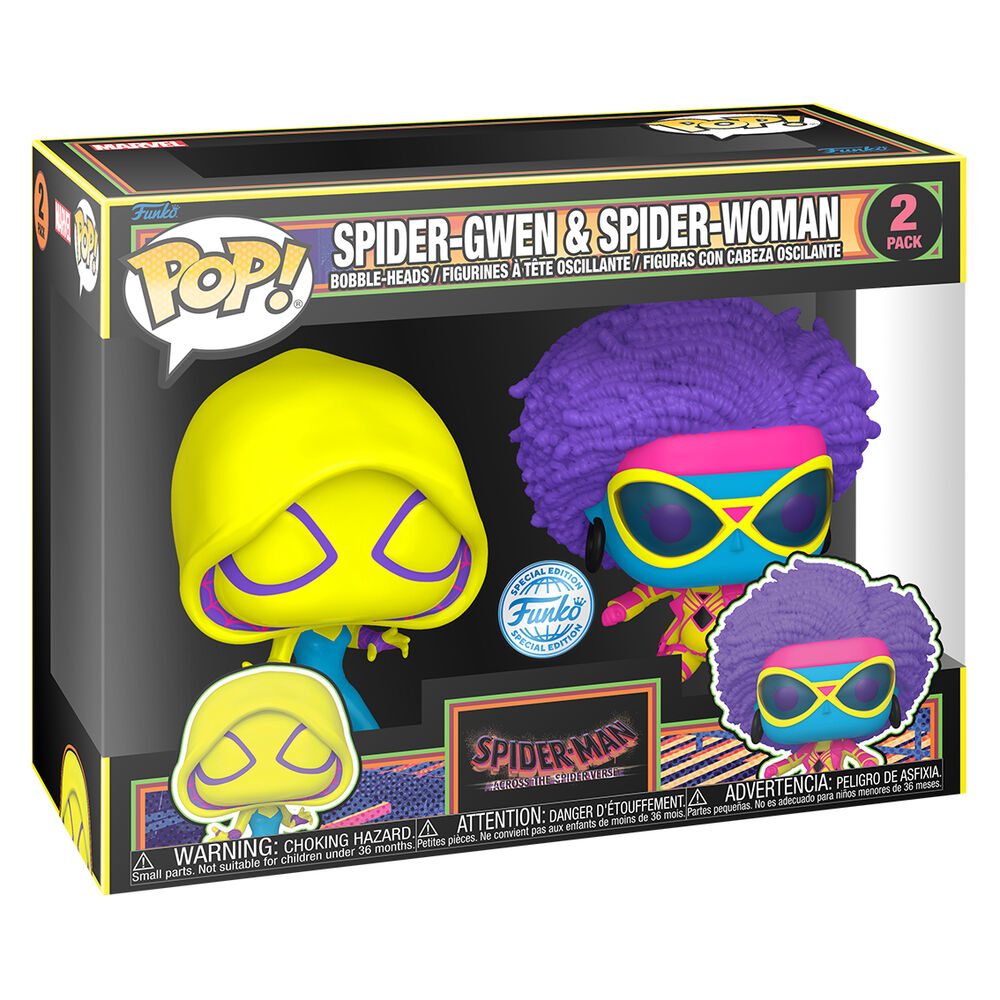Blister 2 figuras POP Spider-Man Spider-Gwen & Spider-Woman Exclusive_0