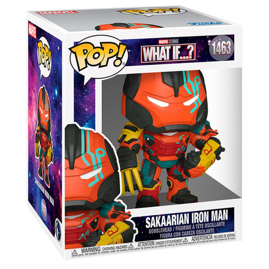 Figura POP Super Marvel What IF Sakaarian Iron Man_0