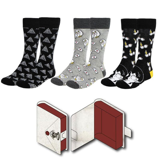 Set 3 calcetines Harry Potter_0