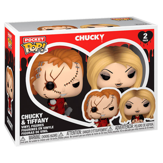 Blister 2 figuras Pocket POP Chucky & Tiffany Valentine_0