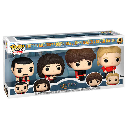 Blister 4 figuras POP Queen_0