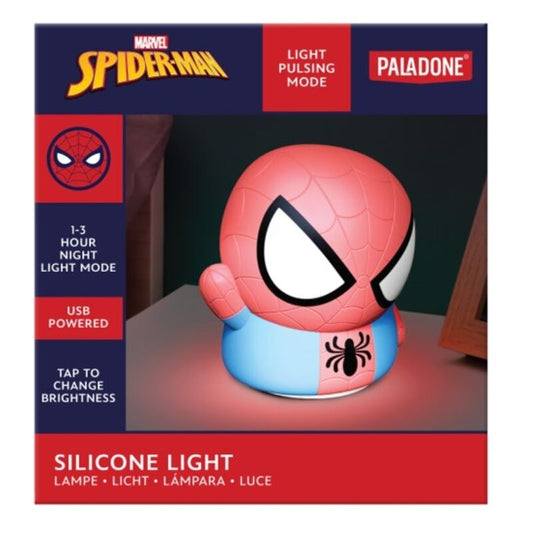 Lampara 3D Spiderman Marvel 14cm_0