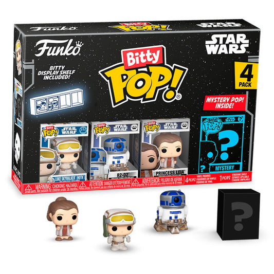 Blister 4 figuras Bitty POP Star Wars Luke Skywalker_0