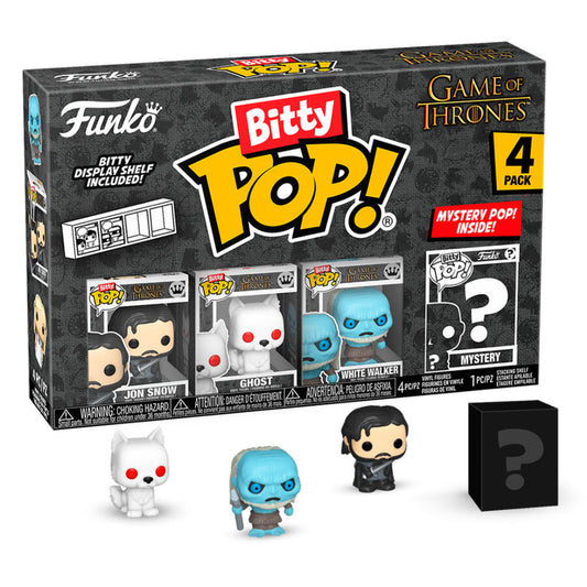 Blister 4 figuras Bitty POP Juego de Tronos Jon Snow_0