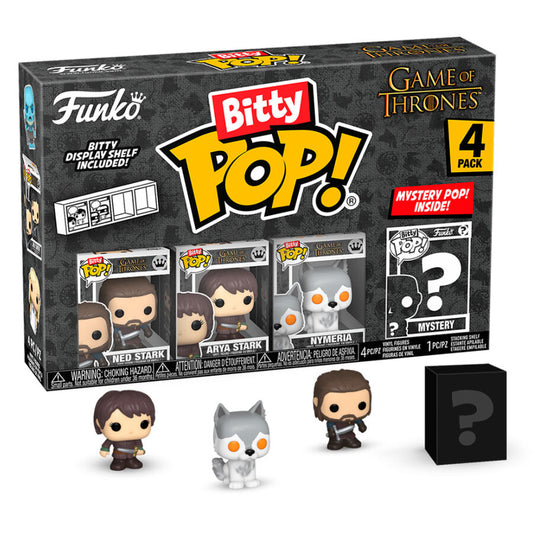 Blister 4 figuras Bitty POP Juego de Tronos Ned Stark_0