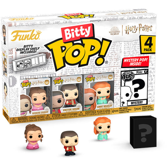 Blister 4 figuras Bitty POP Harry Potter Hermione_0
