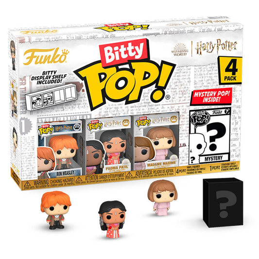 Blister 4 figuras Bitty POP Harry Potter Ron_0