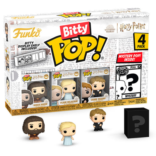 Blister 4 figuras Bitty POP Harry Potter Hagrid_0