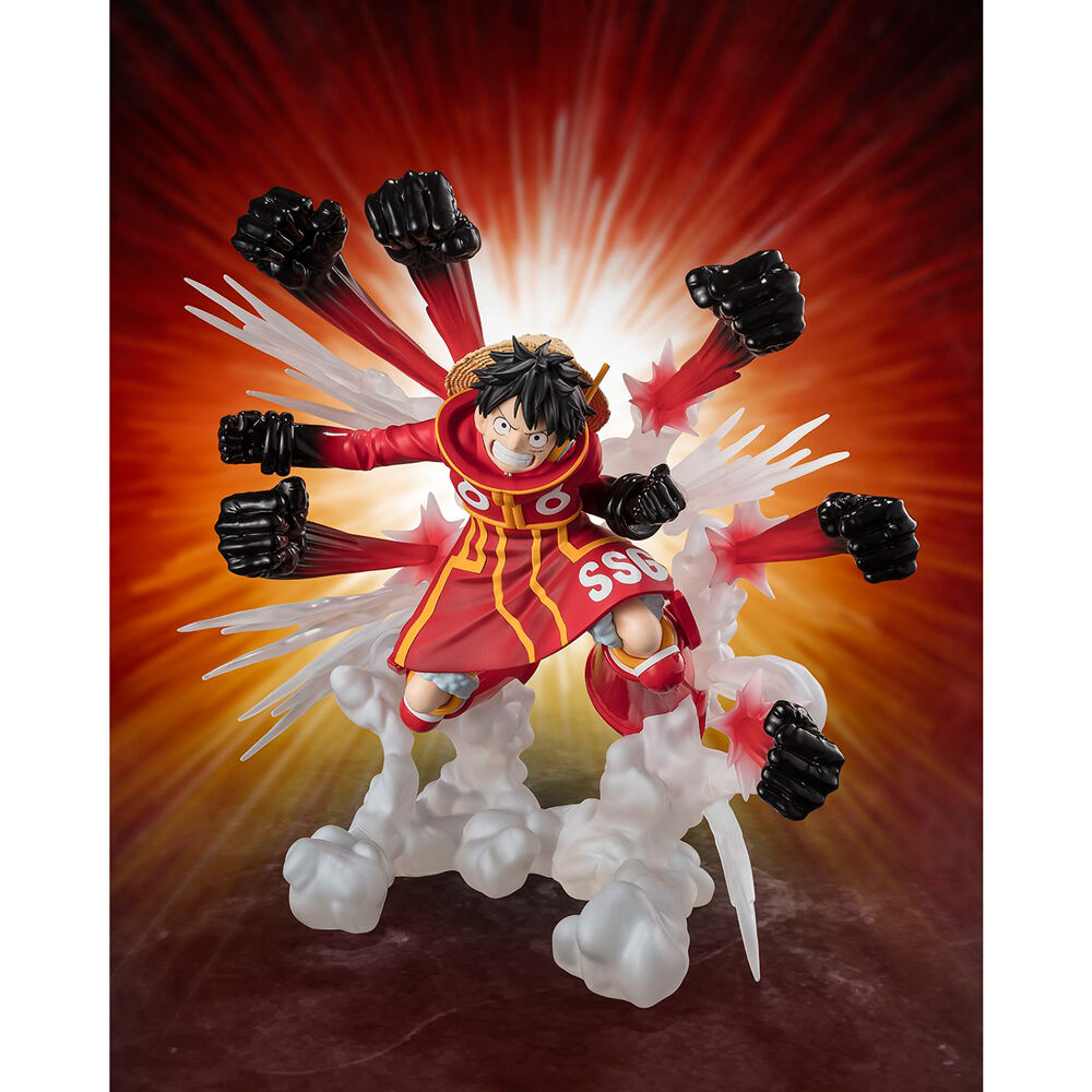 Figura S.H. Figuarts Zero Monkey D Luffy Gum Gum Hawk Gatling Extra Battle One Piece 18cm_0
