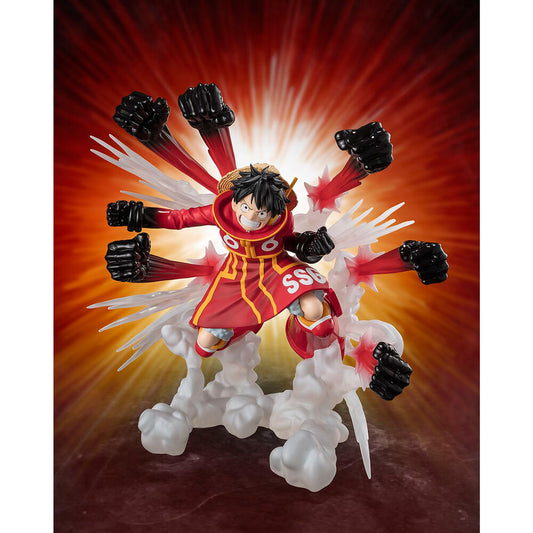 Figura S.H. Figuarts Zero Monkey D Luffy Gum Gum Hawk Gatling Extra Battle One Piece 18cm_0