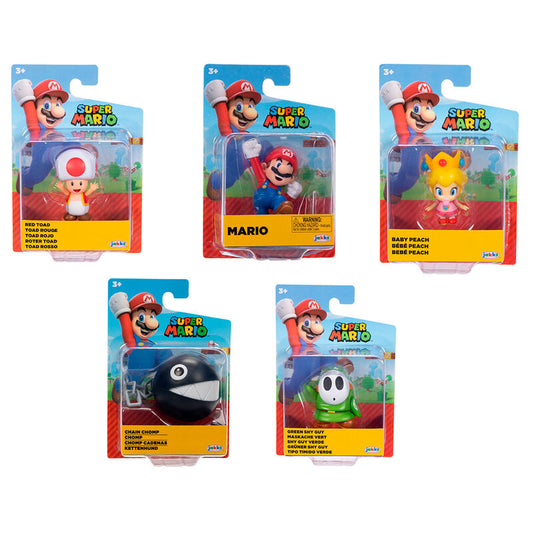 Figura JAKKS PACIFIC Super Mario Bros 6cm surtido / 0192995423183_0