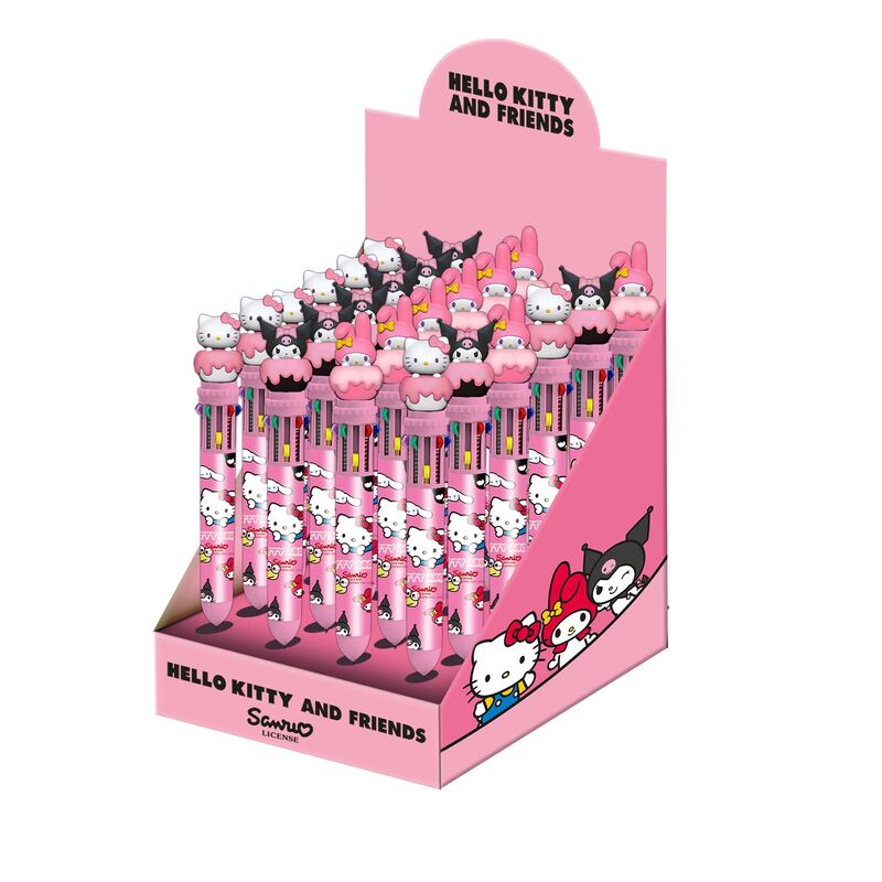 Boligrafo 10 colores Hello Kitty surtido_0