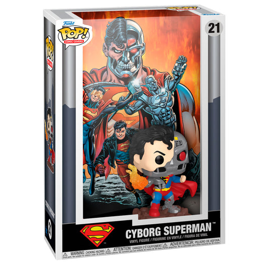 Figura POP Comic Cover DC Comics Cyborg Superman_0