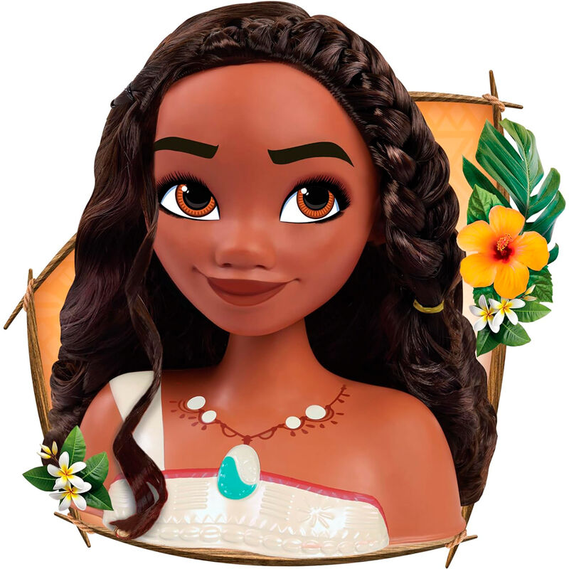 Busto peinados Vaiana Moana 2 Disney_0