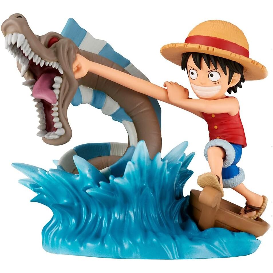Figura Monkey D Luffy vs Local Sea Monster Log Stories One Piece 7cm_0