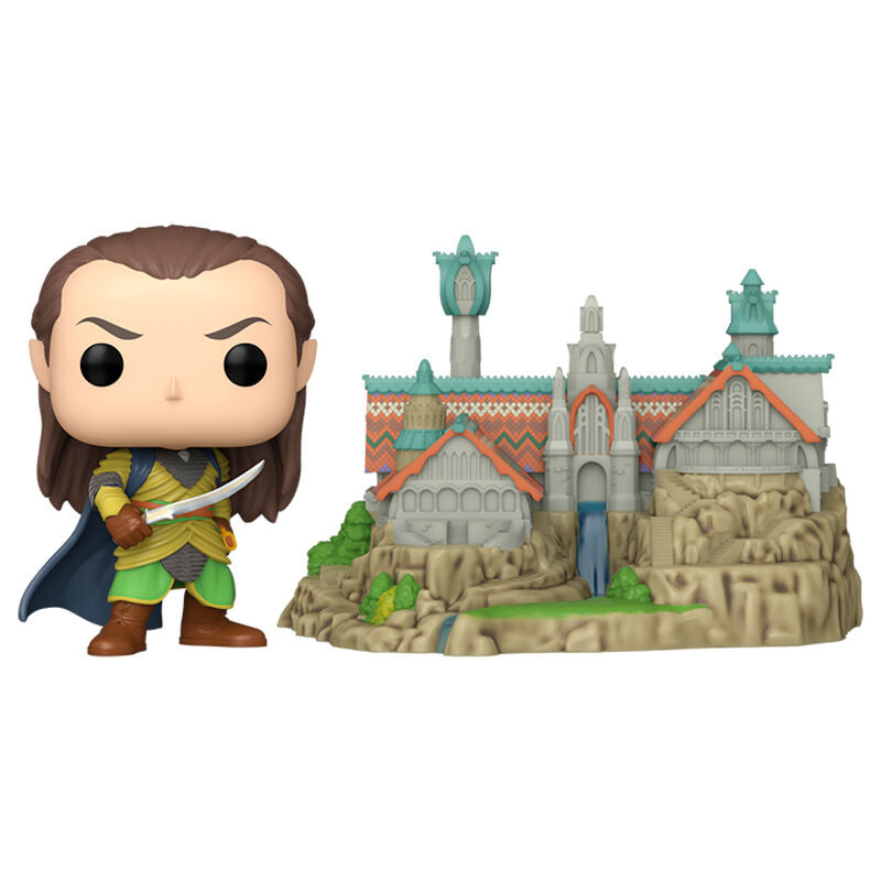 Figura POP Town El SeÃ±or de los Anillos Lord Elrond with Rivendell_0