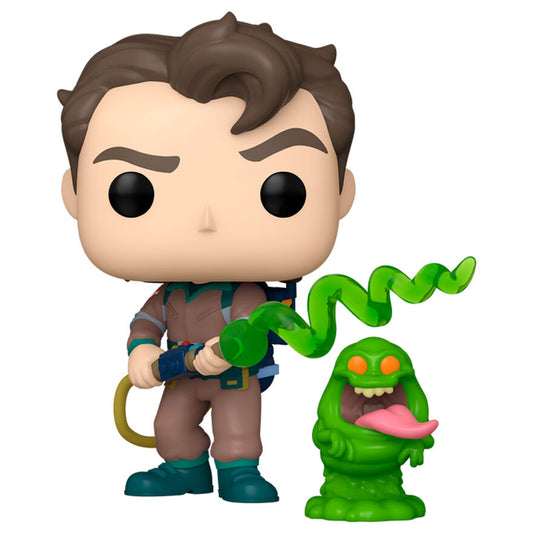 Figura POP Los Autenticos Cazafantasmas Venkman with Slimer_0