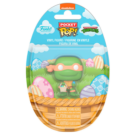 Figura Pocket POP Tortugas Ninja Michelangelo Conejo de Pascua_0
