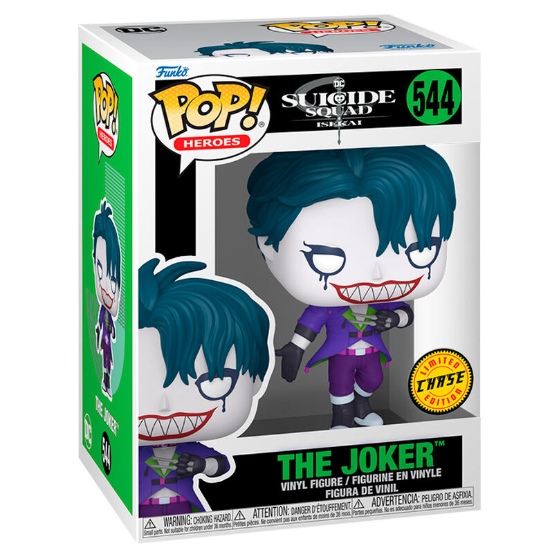 Figura POP DC Comics Escuadron Suicida Isekai The Joker Chase_0