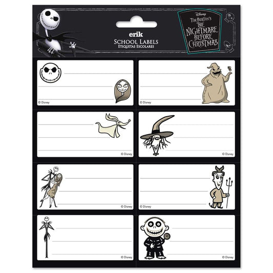 Etiquetas adhesivas Pesadilla Antes de Navidad Disney_0