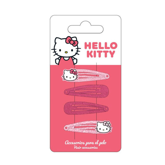 Blister 4 horquillas Hello Kitty_0