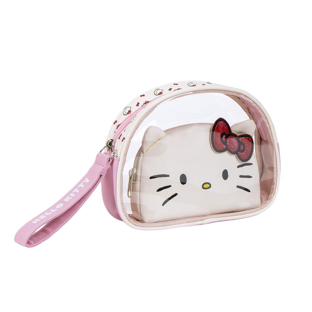 Set 2 neceseres aseo viaje Hello Kitty_0