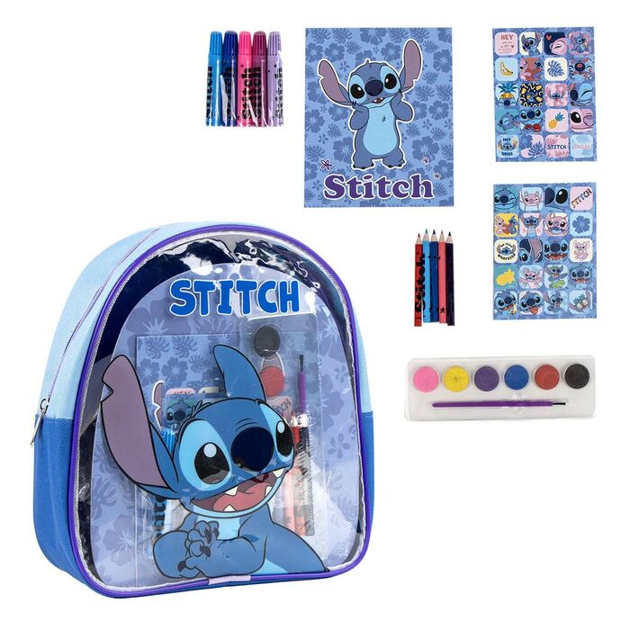 Set papeleria mochila Stitch Disney_0