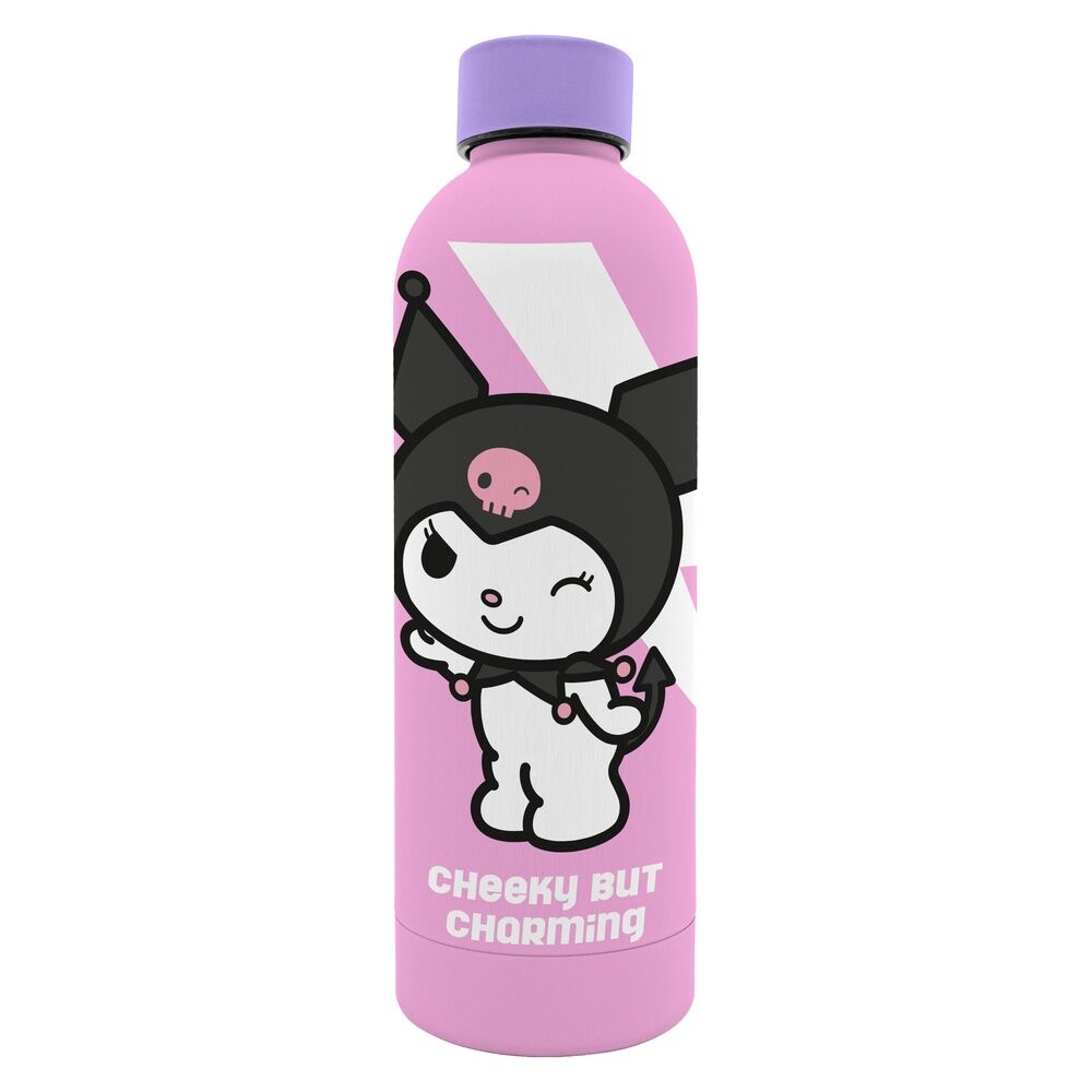 Botella acero inoxidable Kuromi Hello Kitty 800ml_0